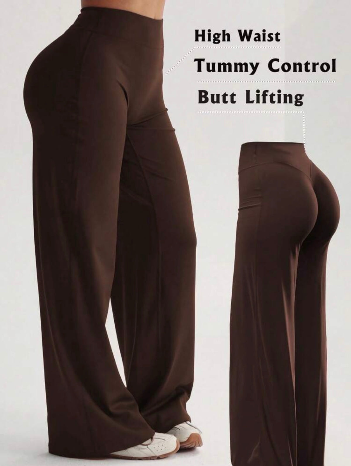High Waist Soft Wide Leg Pants