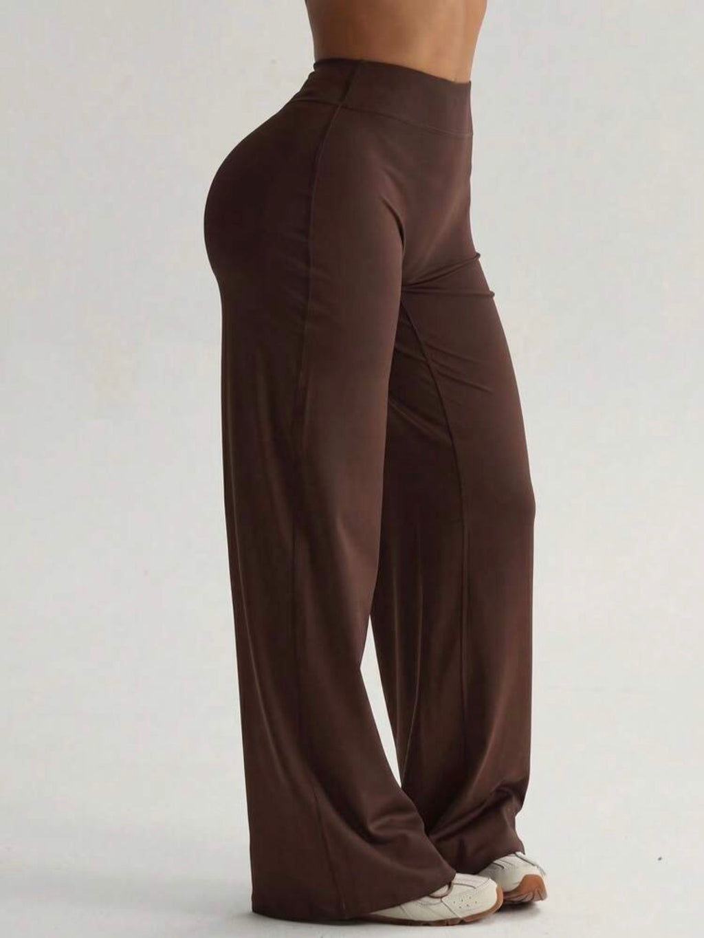 High Waist Soft Wide Leg Pants