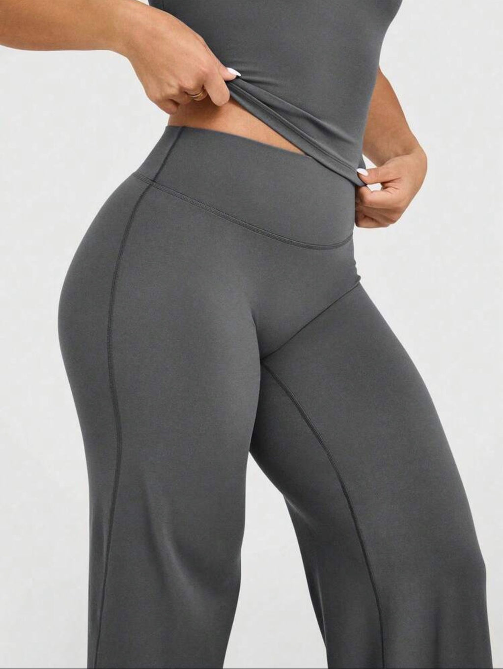 High Waist Soft Wide Leg Pants