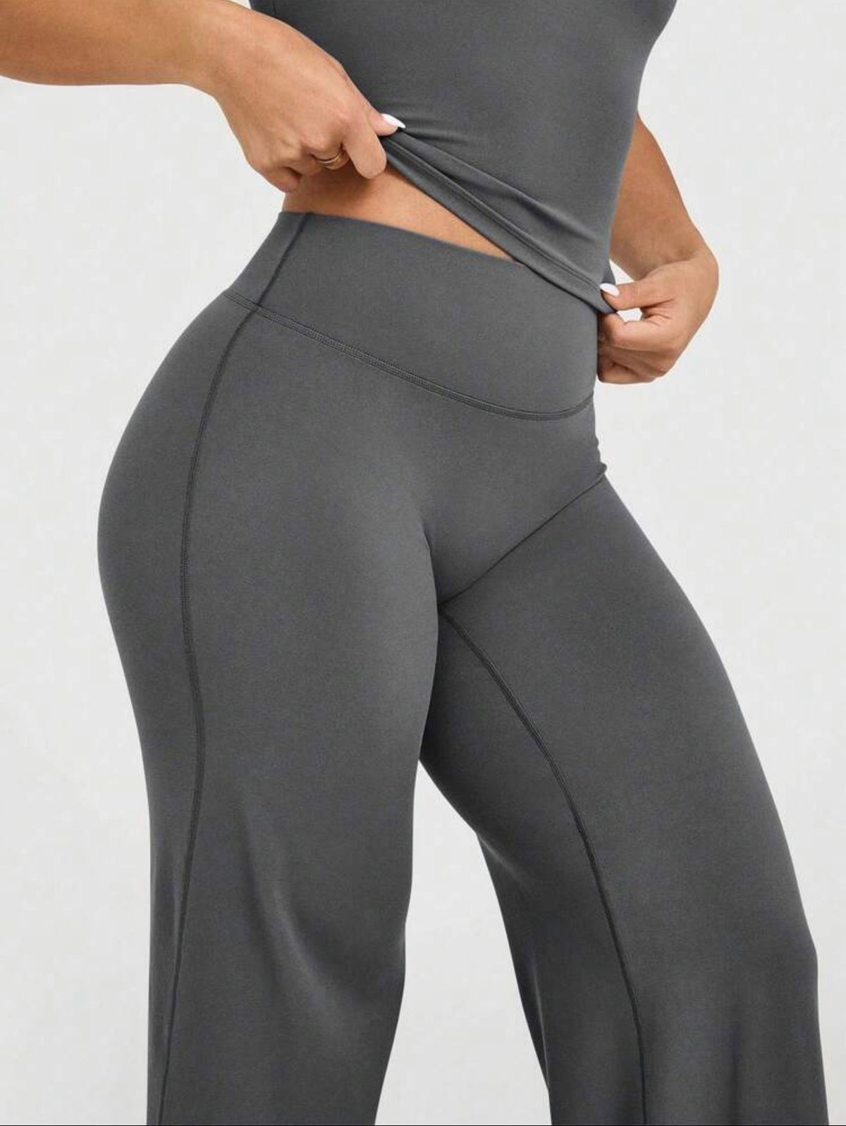 High Waist Soft Wide Leg Pants