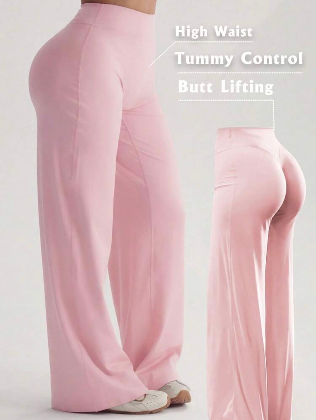 High Waist Soft Wide Leg Pants