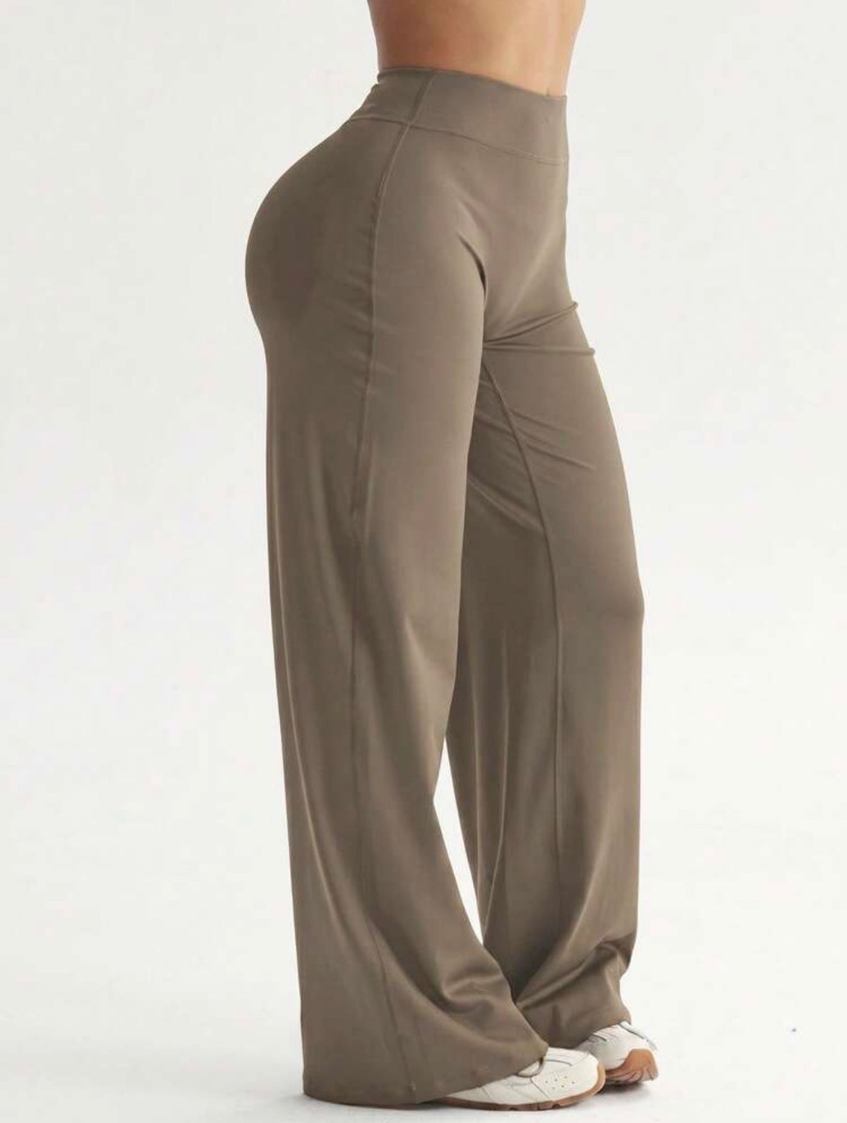 High Waist Soft Wide Leg Pants
