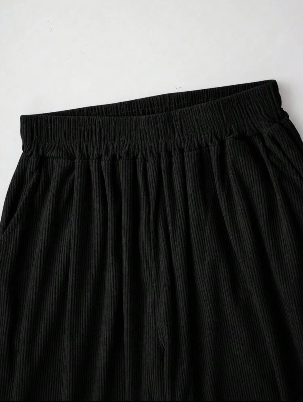 Women Leopard Print Elastic Waist Fluffy Loose Pants