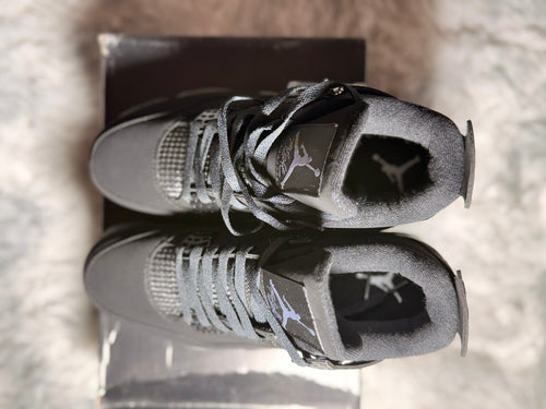 AJ4 Black Men and Women Shoes
