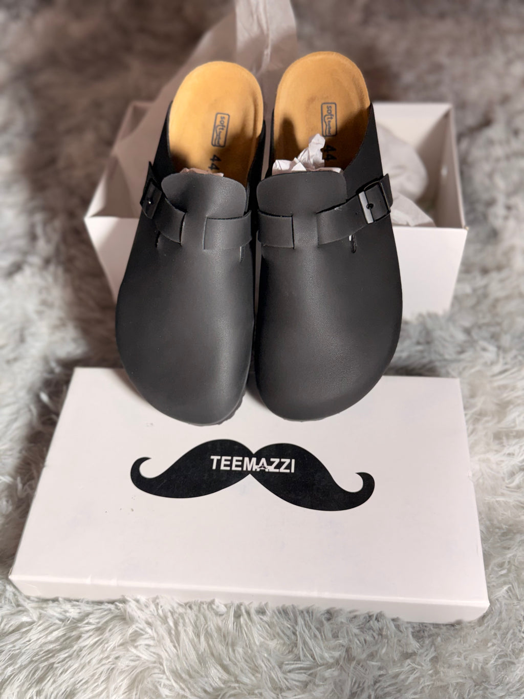 TEEMAZZI Classic Buckle Clogs