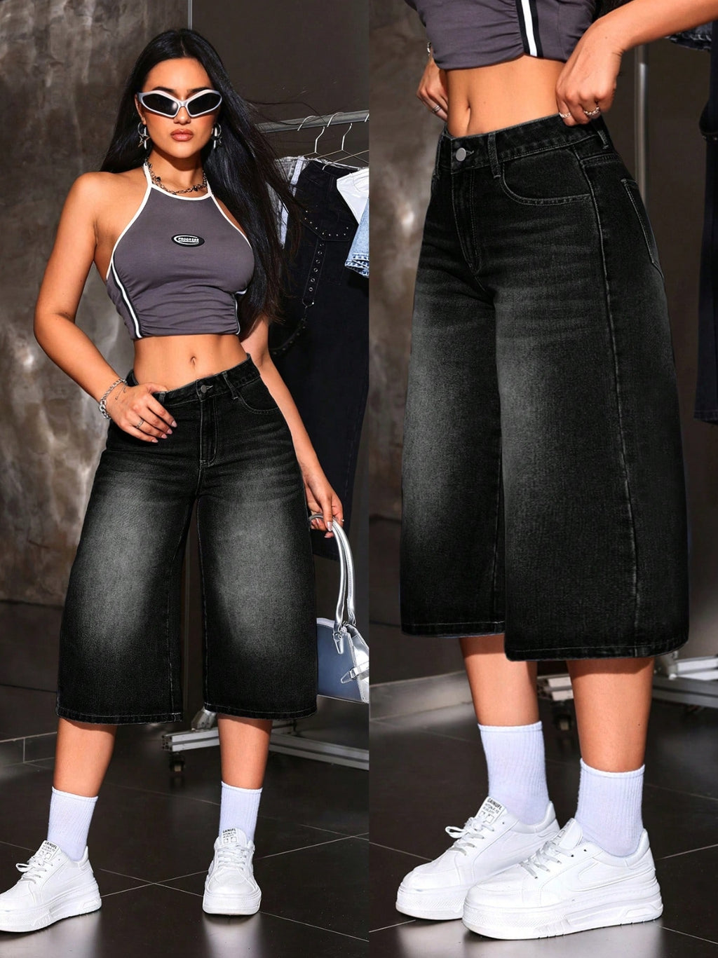 Women's Fashion Button Pocket Loose