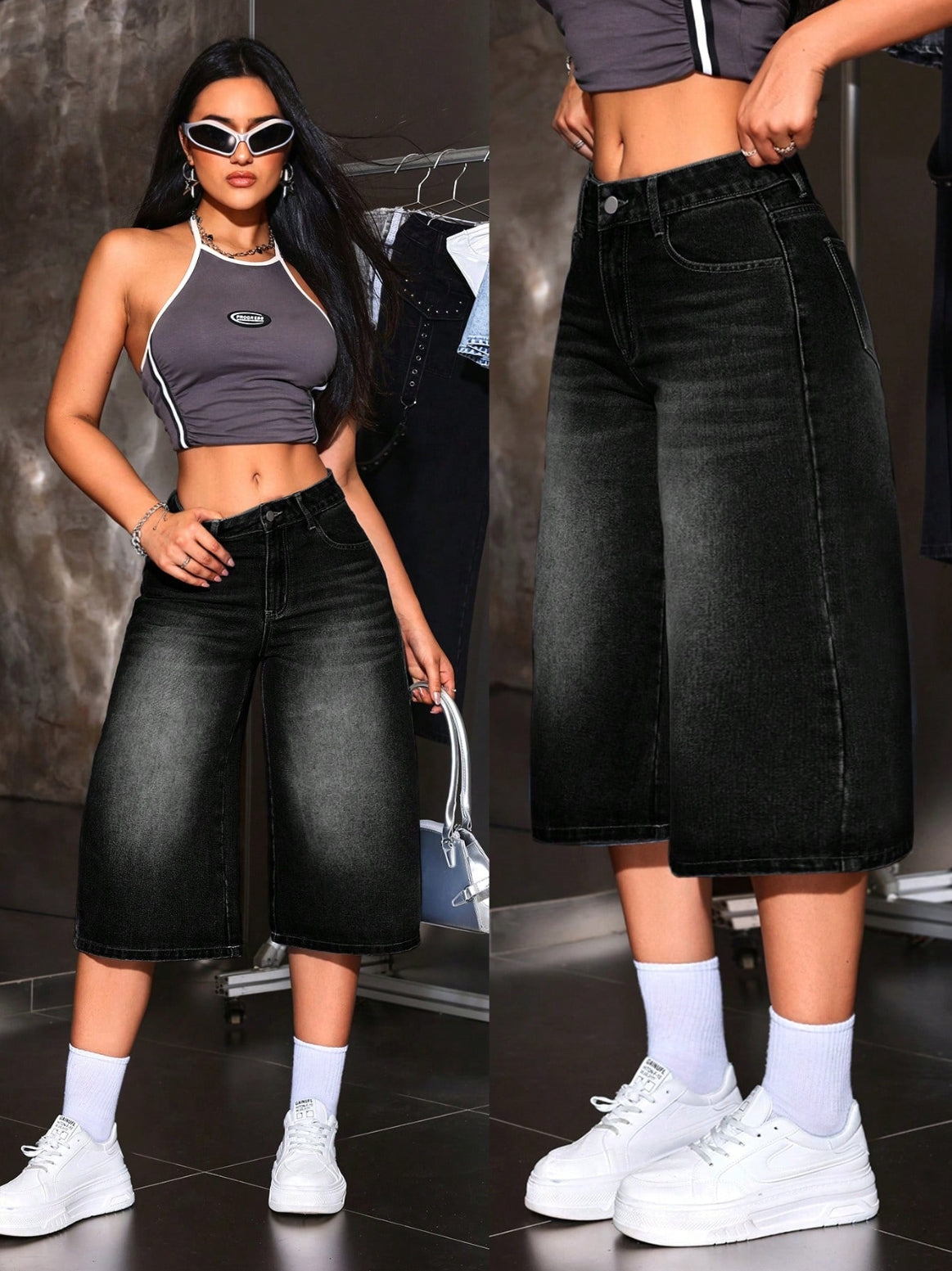 Women's Fashion Button Pocket Loose