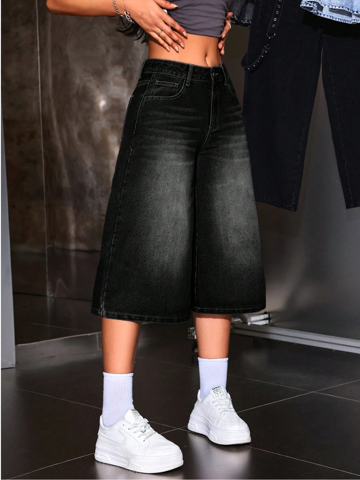 Women's Fashion Button Pocket Loose