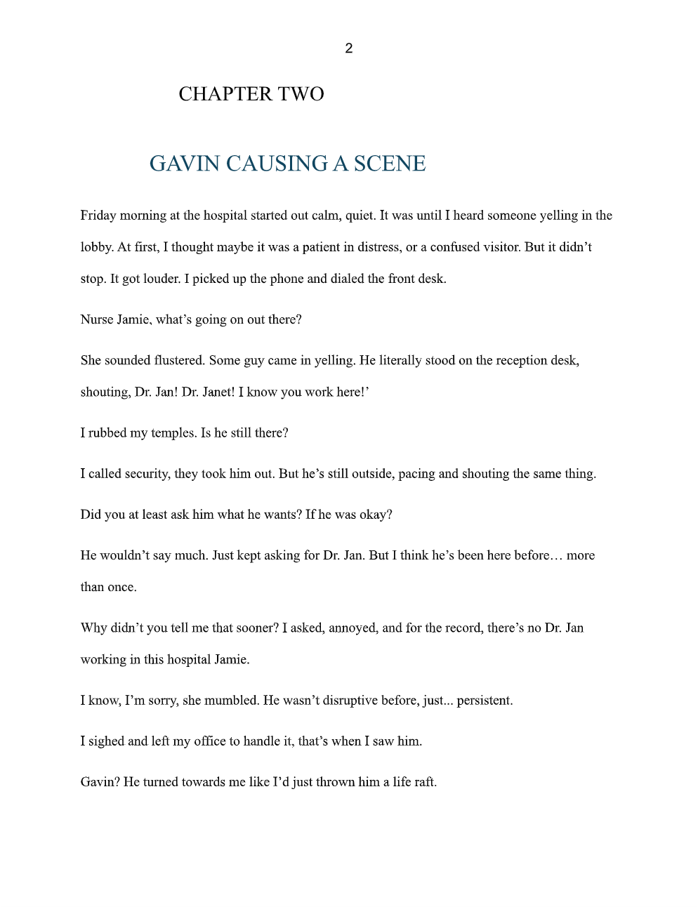CHAPTER TWO: THE PRICE THAT COMES WITH LOVE
