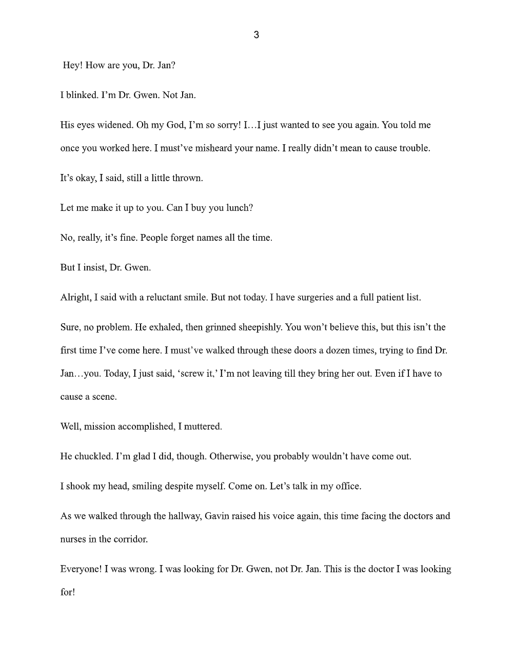 CHAPTER TWO: THE PRICE THAT COMES WITH LOVE
