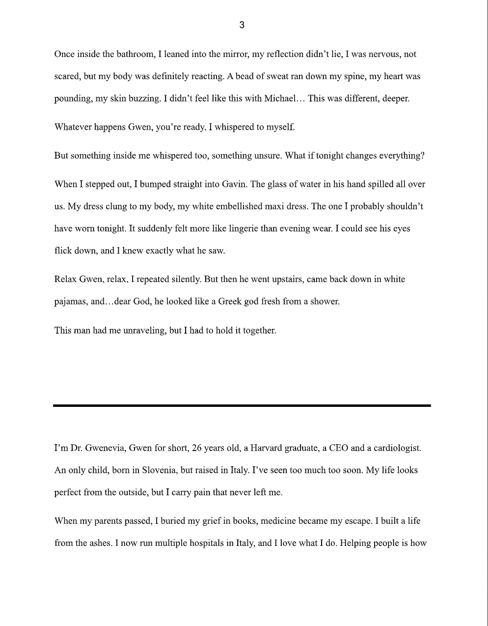 CHAPTER ONE: THE PRICE THAT COMES WITH LOVE